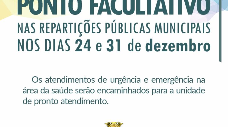 FINAL DE ANO - Prefeitura terá atendimento normal para a população durante  as semanas de Natal e Ano Novo