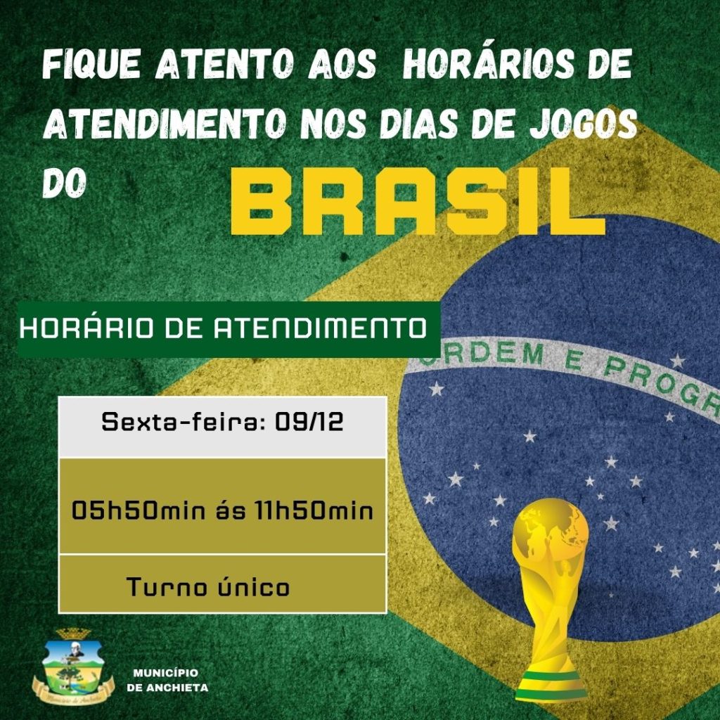 Dia de jogo do Brasil na copa será feriado? Posso sair pra ver o jogo? -  Stig Sorocaba