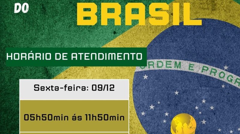 ATENÇÃO PARA O HORÁRIO DE EXPEDIENTE NA SEXTA-FEIRA 09/12 EM VIRTUDE DO JOGO  DA SELEÇÃO BRASILEIRA DE FUTEBOL NA COPA DO MUNDO‼️ - Prefeitura de Anchieta