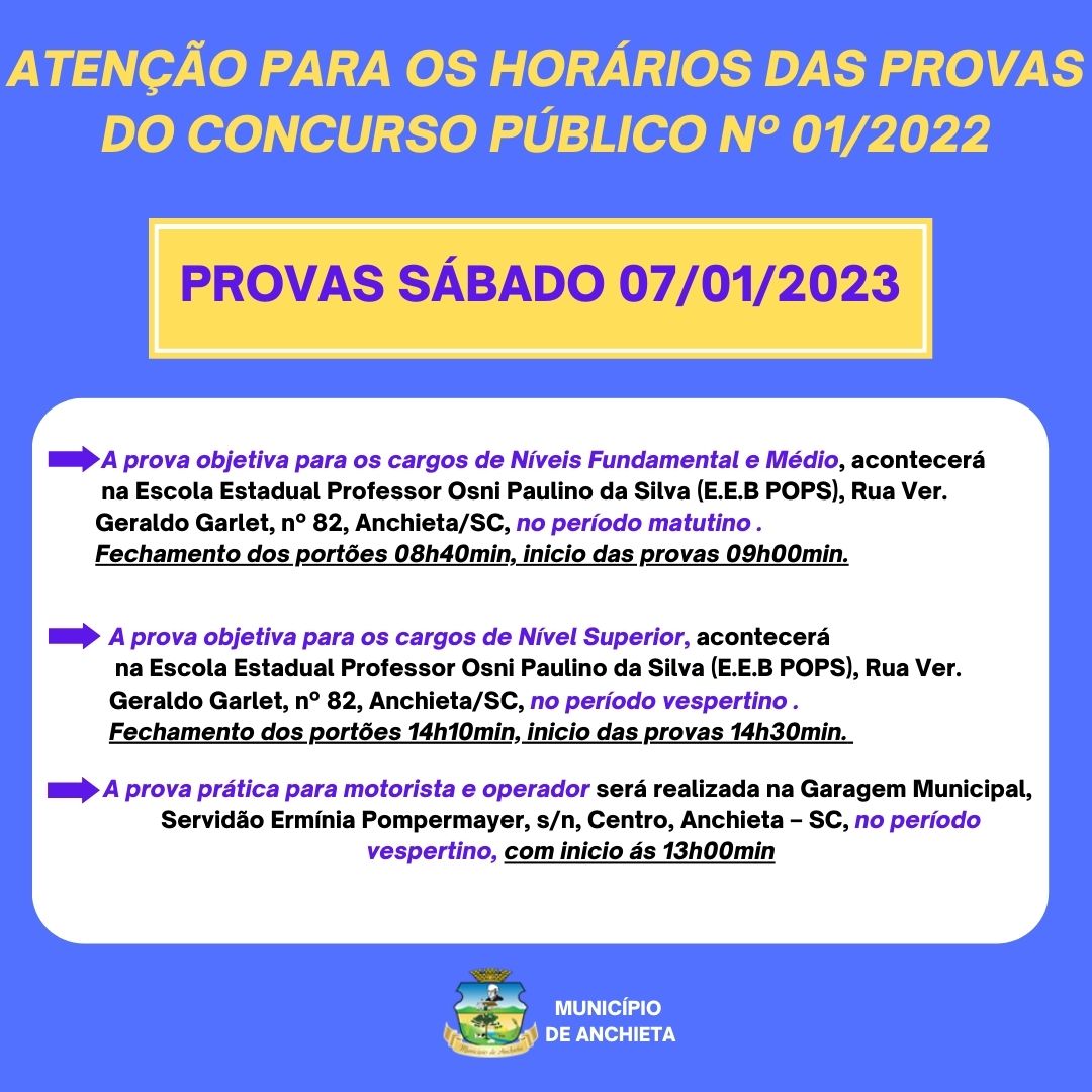 Concurso Prefeitura de Americana SP: candidatos realizam provas hoje